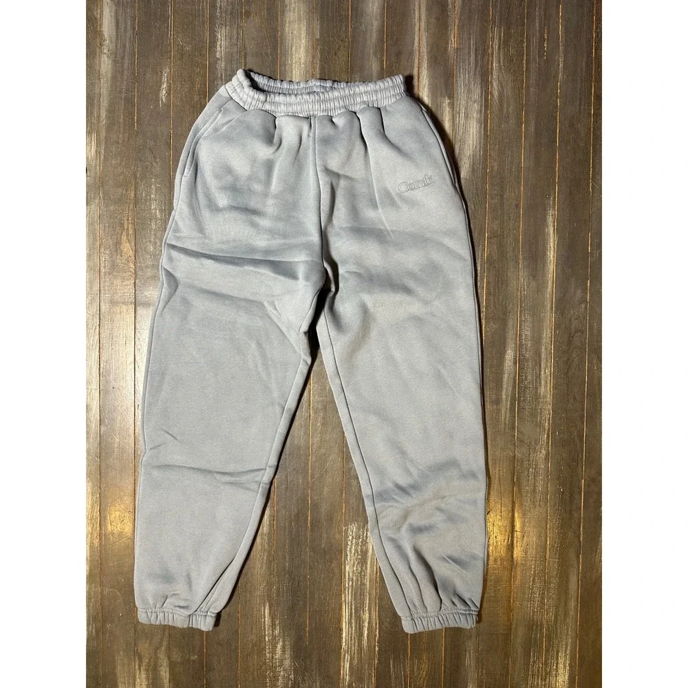 Comfrt Fleece‎ Sweatpants in Sky Elastic Waist Cuffed Joggers Kids